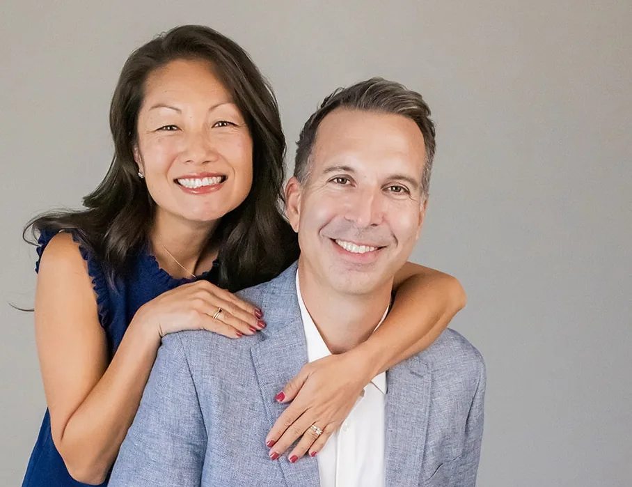George and Faith, pictured on Connect Couples Therapy’s website