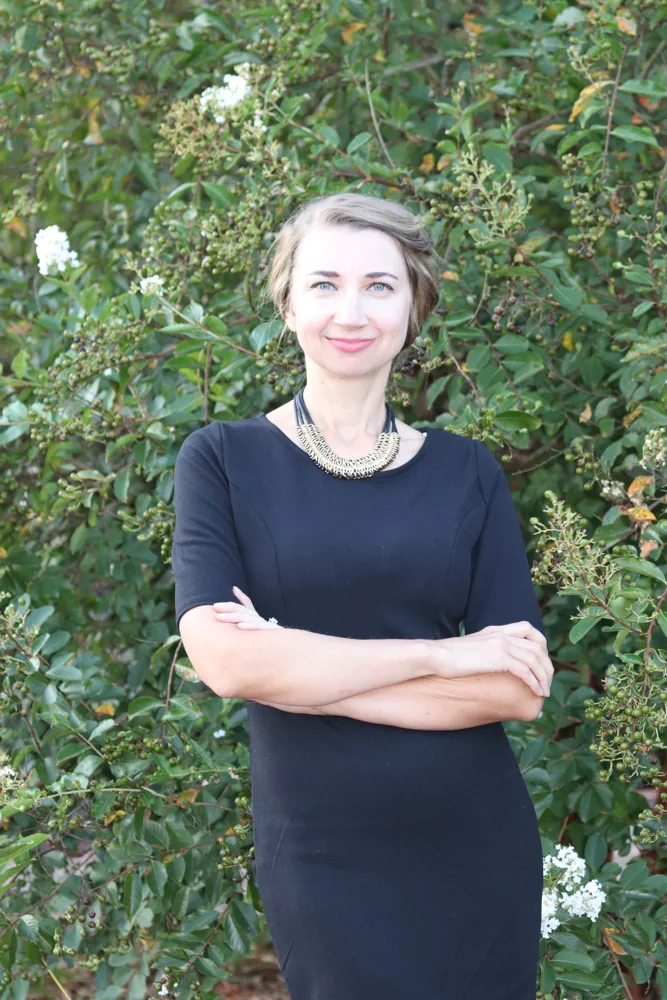 Irina Baechle, pictured on her practice website
