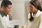 Couple asking marriage counseling questions