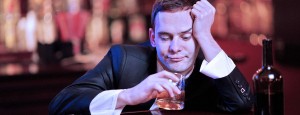 Man drinking may need alcohol rehab