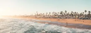 California beach and coastline