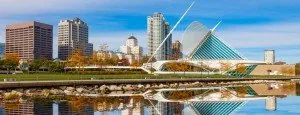 Milwaukee waterfront and skyline