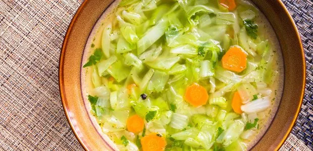 Cabbage and vegetable soup